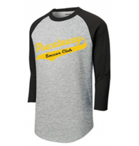San Mar/Sport-Tek Colorblock Raglan 3/4 shirt