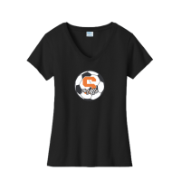 Port & Co Women's Fan Favorite V-Neck Tee
